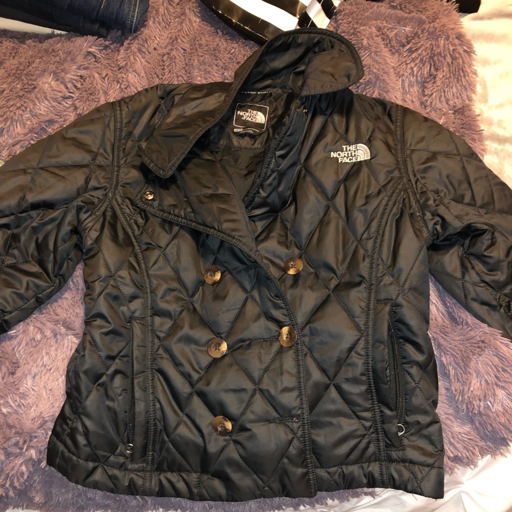 Black north face winter coat